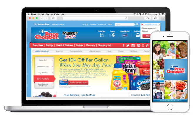 PriceChopper Website and iPhone App